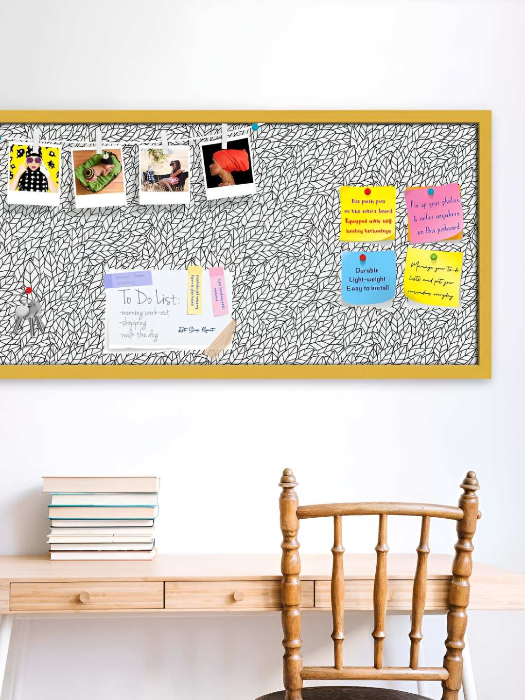 

ArtzFolio Wooden Notice Pin Board, Multi