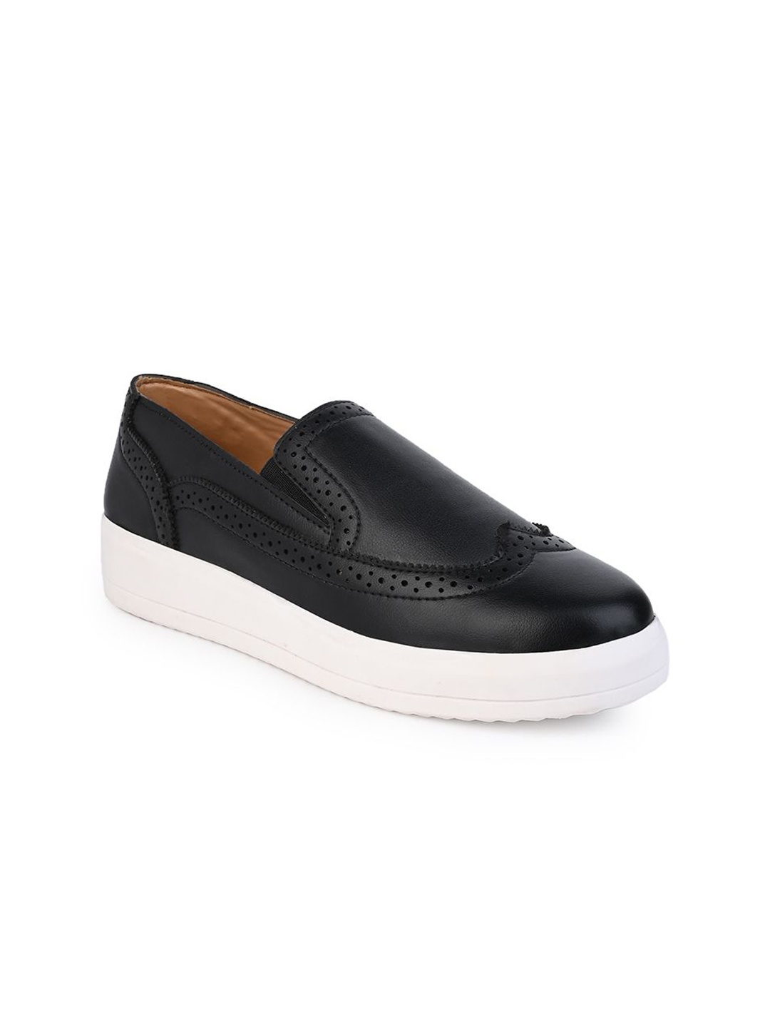 

ESMEE Women Casual Slip-On Sneakers, Black