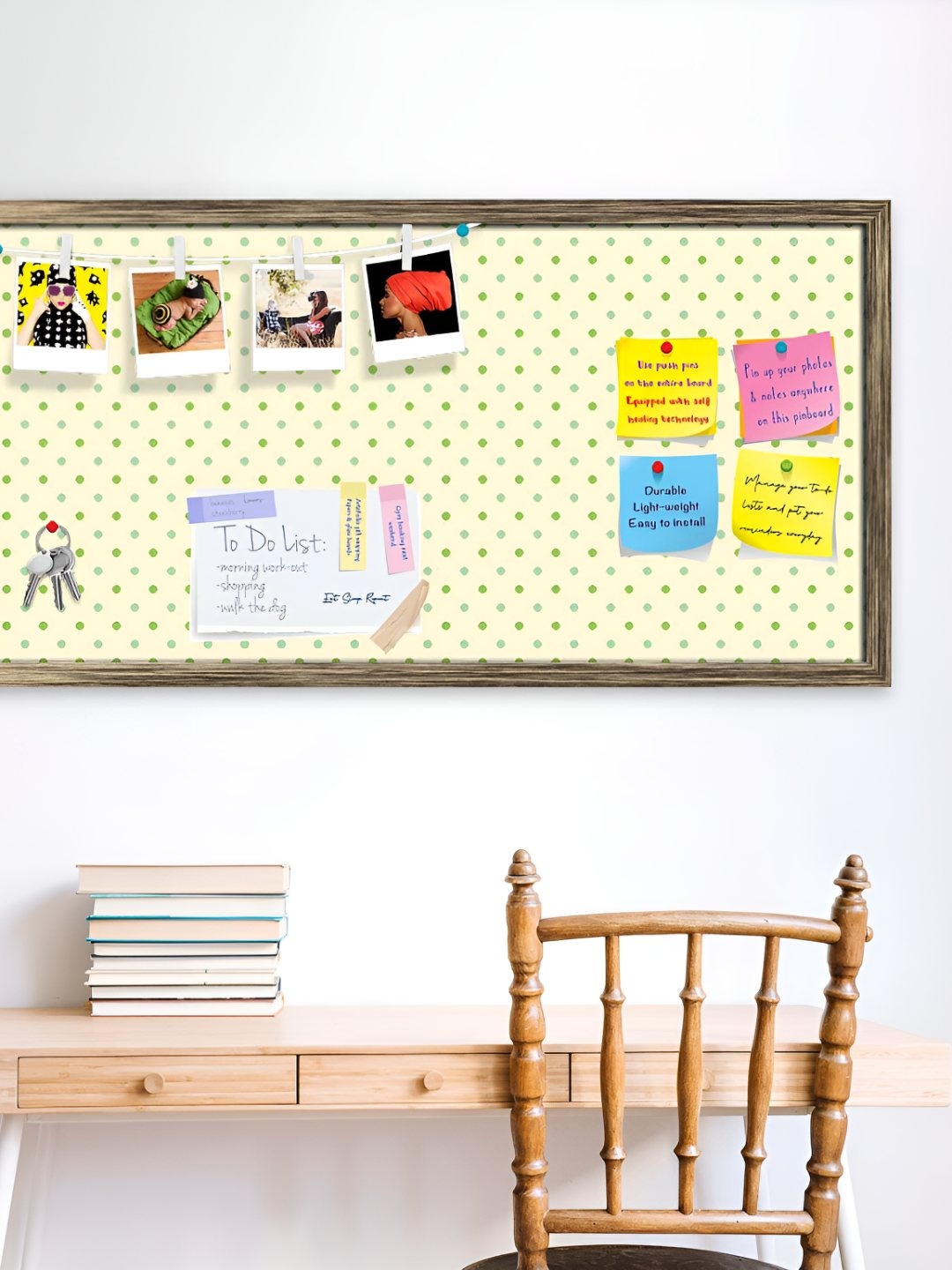 

ArtzFolio Wooden Notice Pin Board, Multi