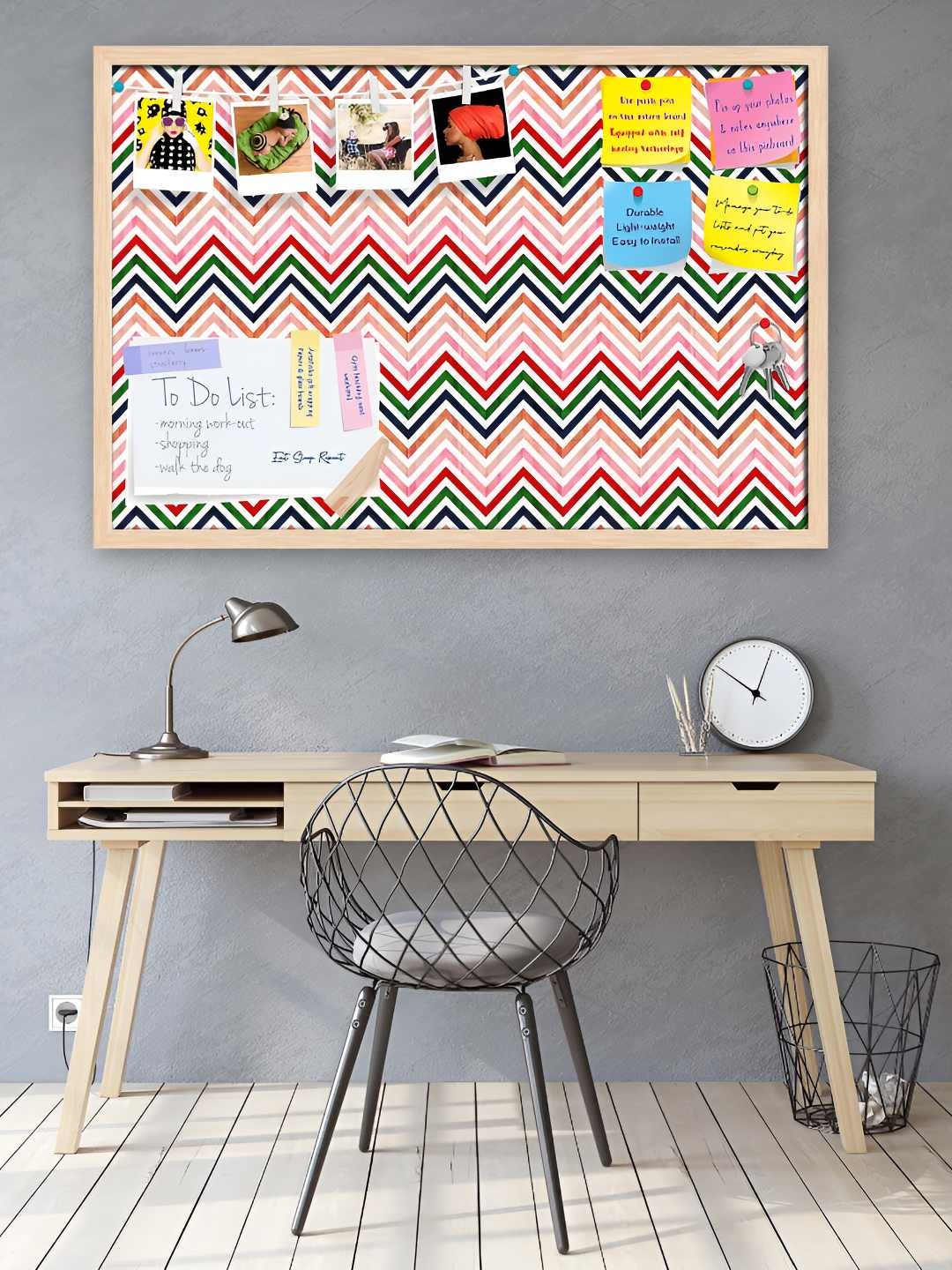 

ArtzFolio Wooden Notice Pin Board, Multi