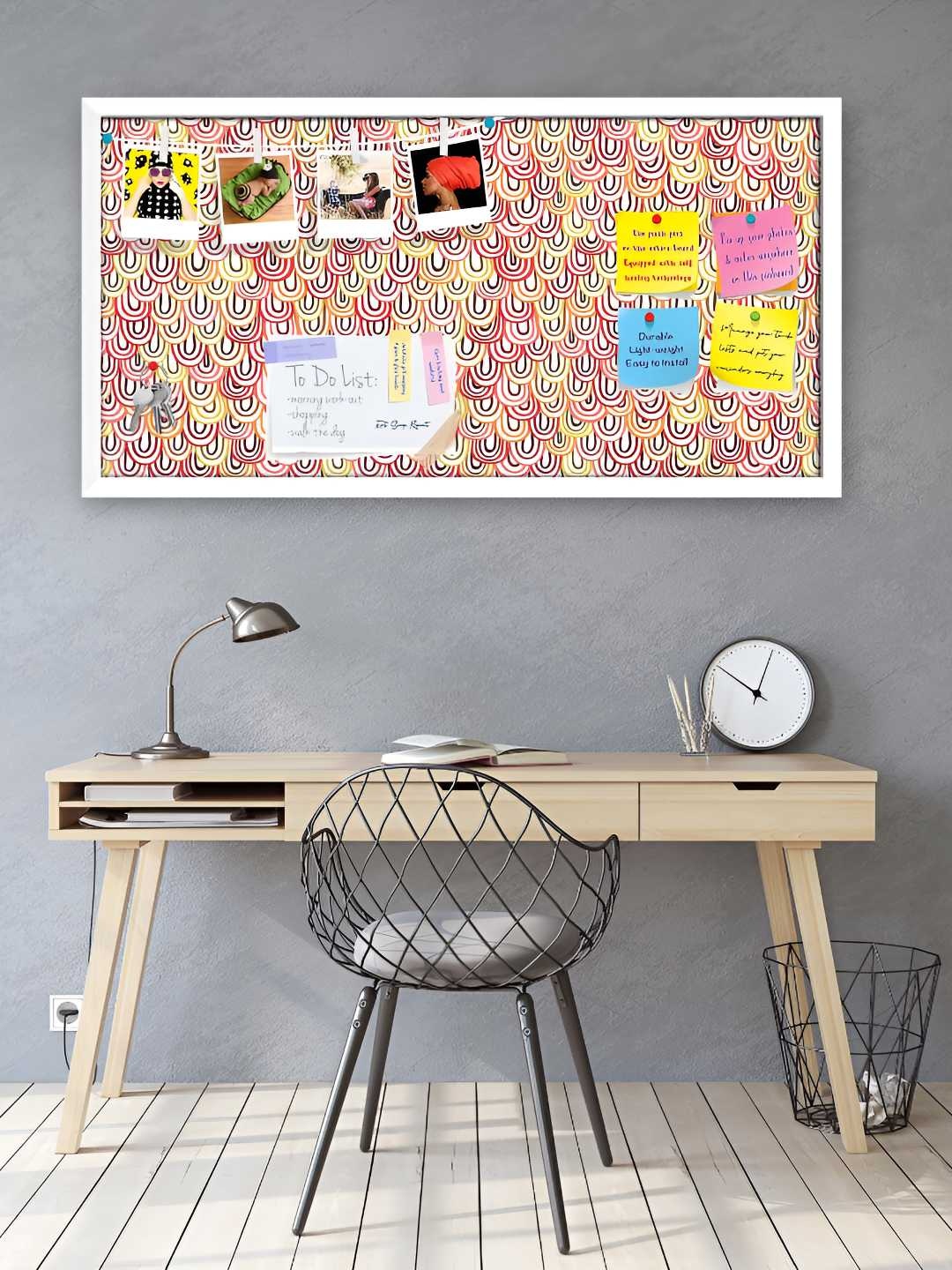 

ArtzFolio Wooden Notice Pin Board, Multi