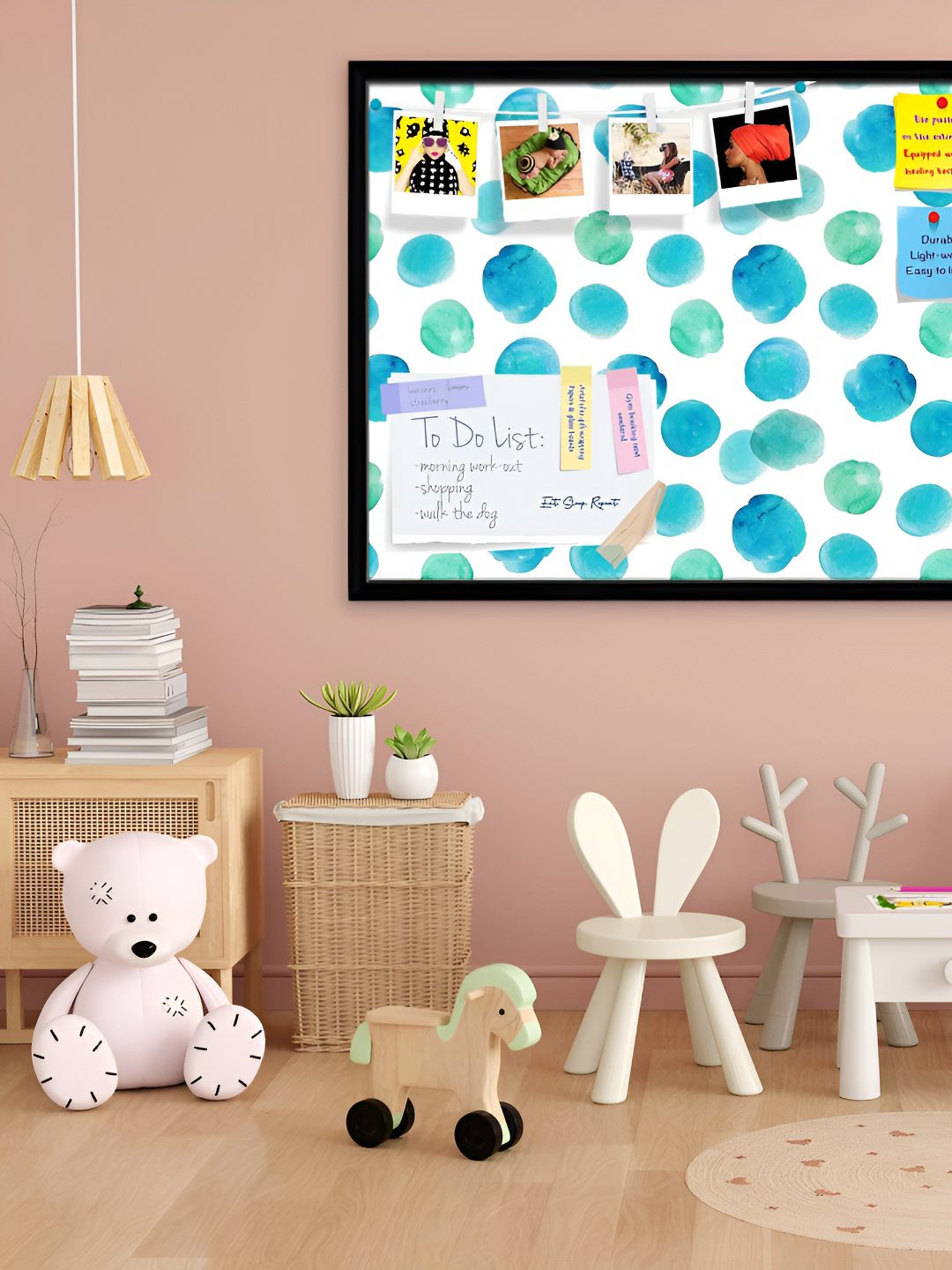 

ArtzFolio Wooden Notice Pin Board, Multi