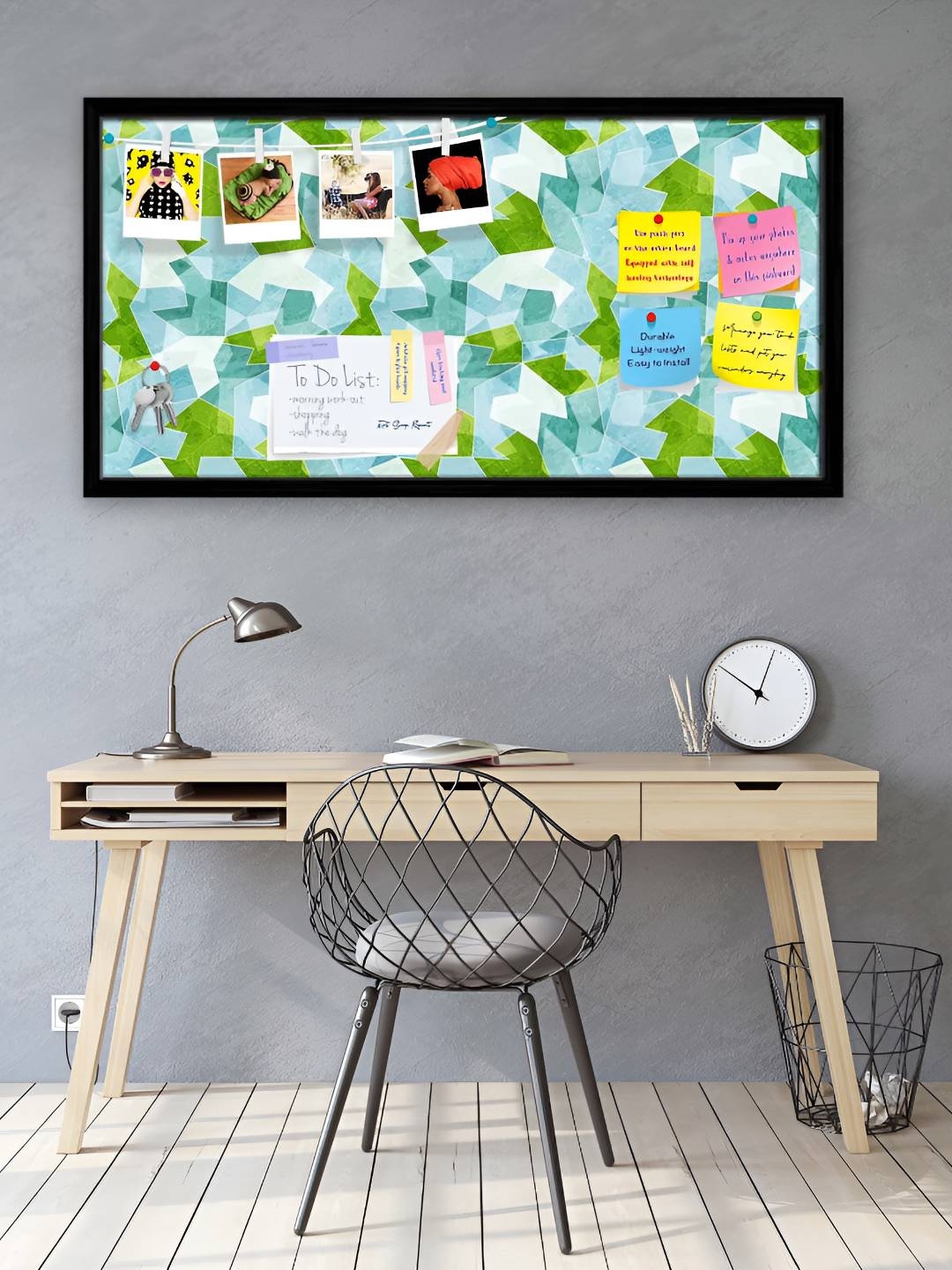 

ArtzFolio Wooden Notice Pin Board, Multi