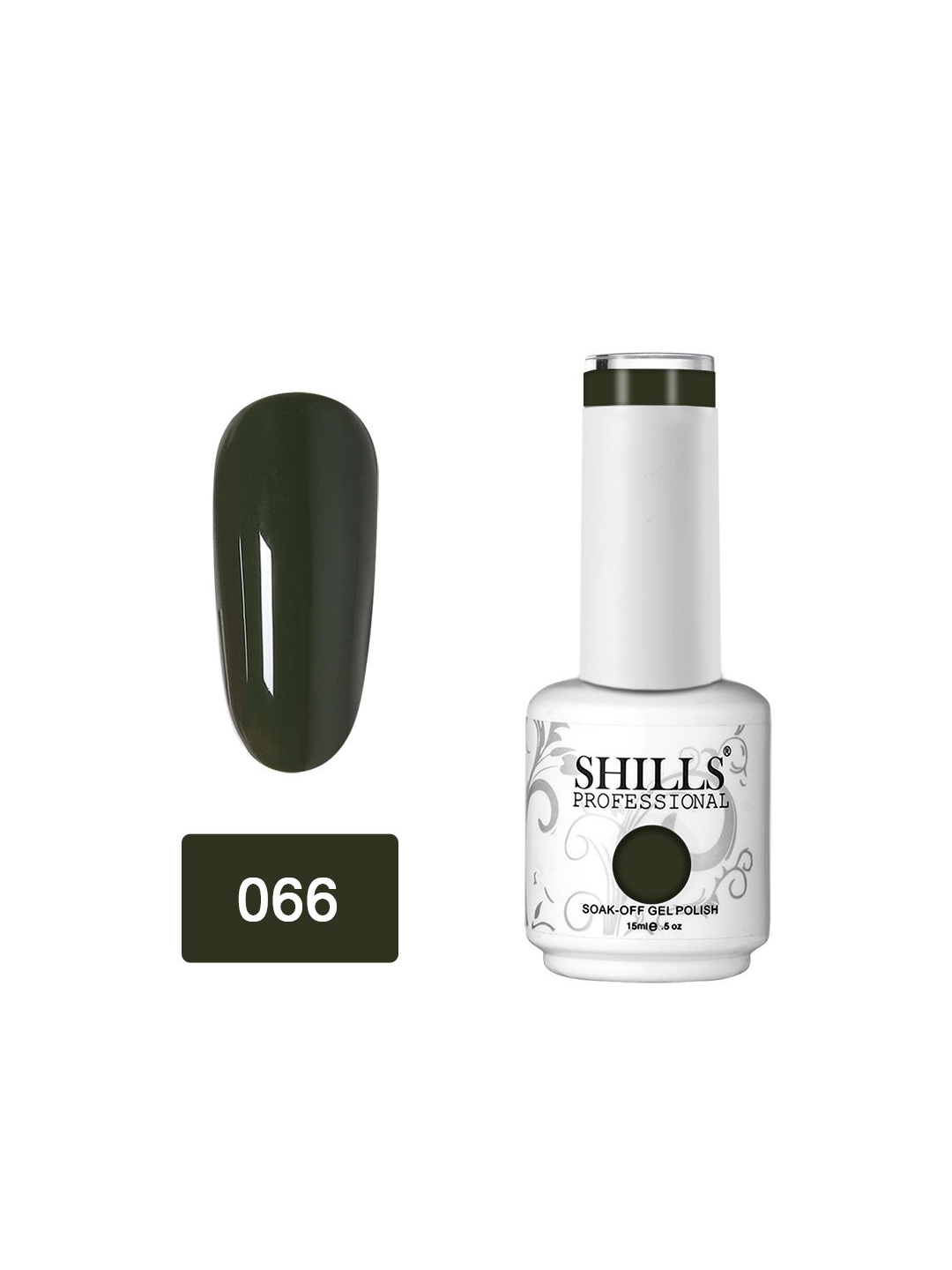 

shills professional Soak-Off Gel Polish - Shade 066, Olive