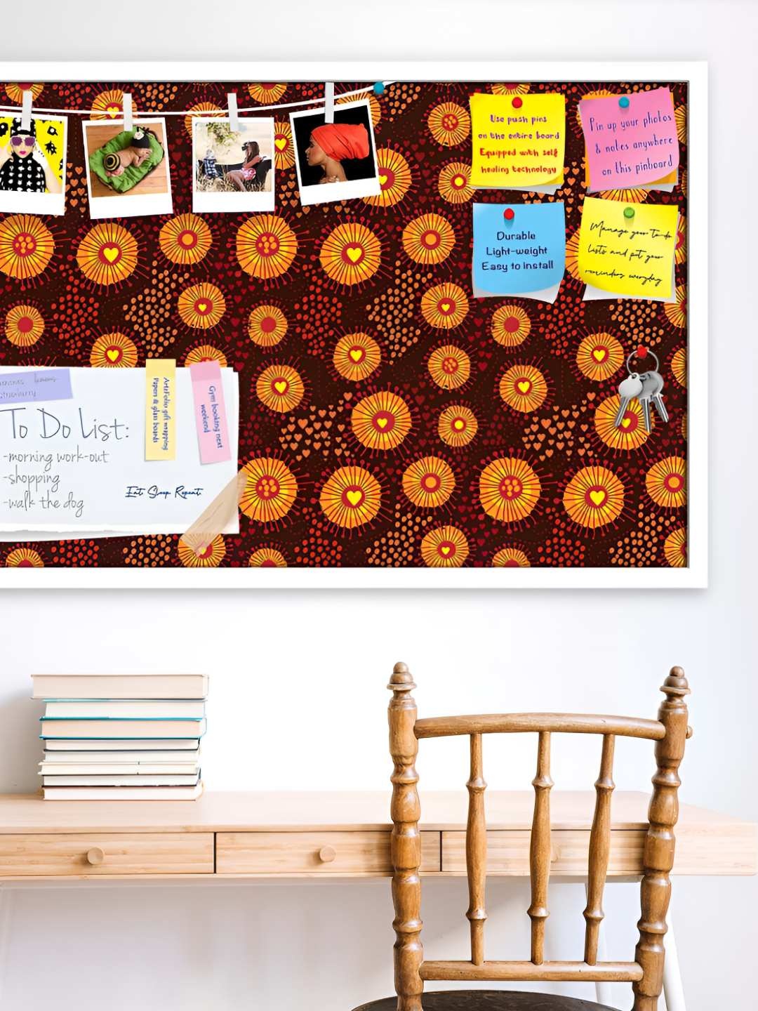 

ArtzFolio Wooden Notice Pin Board, Multi