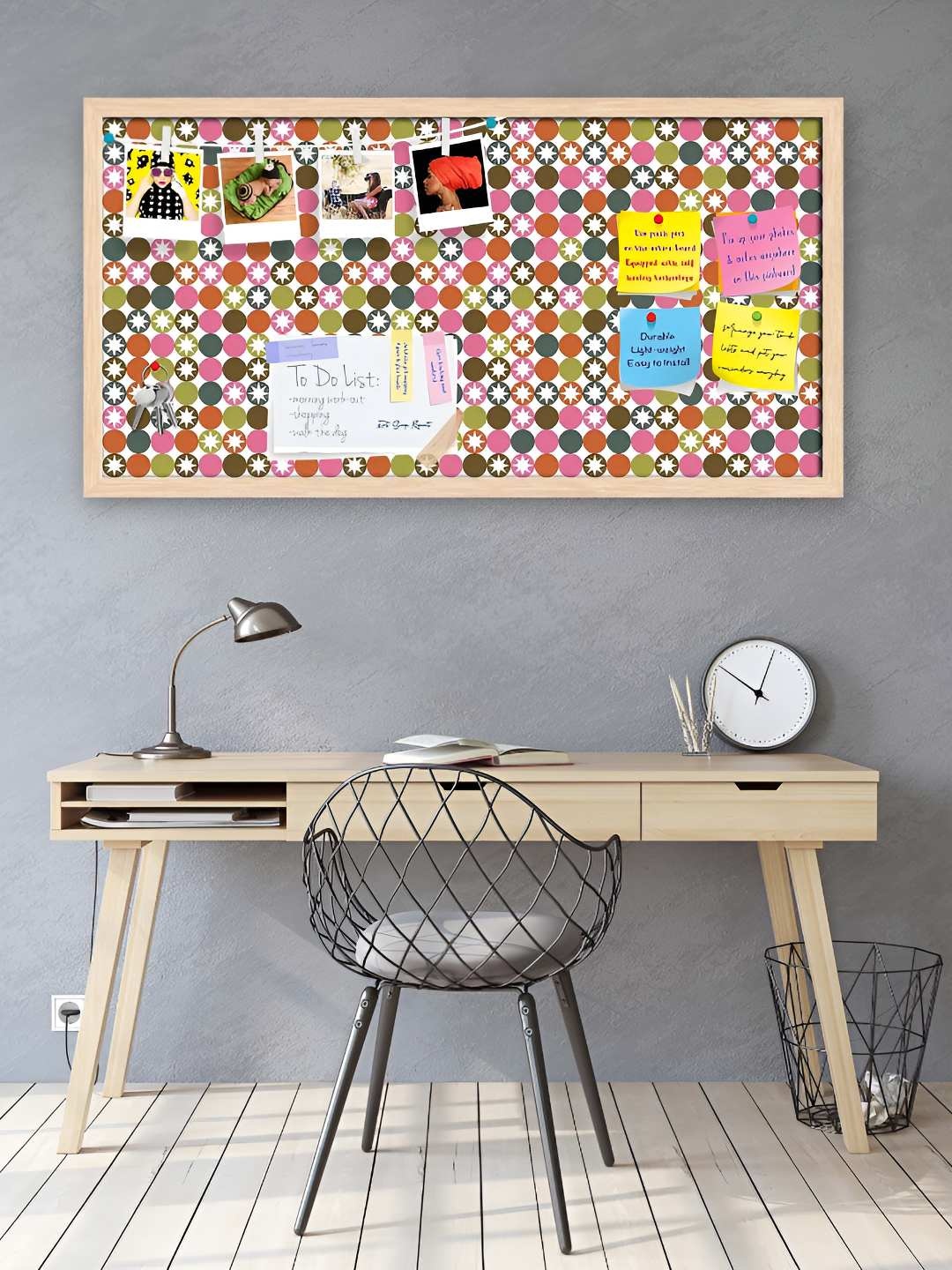 

ArtzFolio Wooden Notice Pin Board, Multi