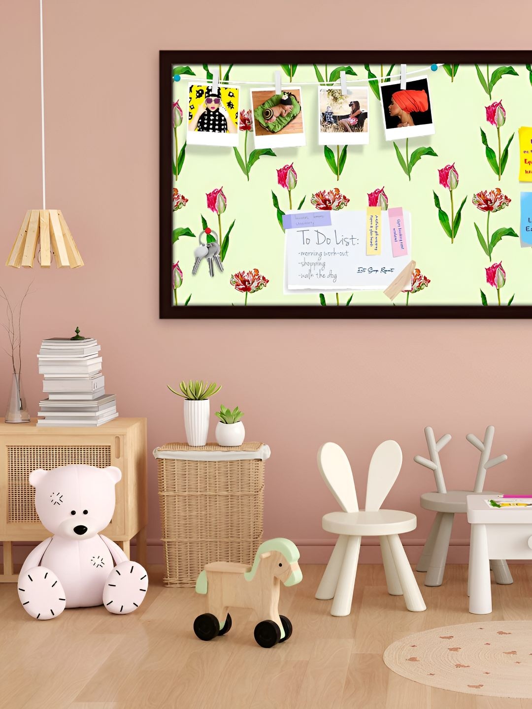 

ArtzFolio Wooden Notice Pin Board, Multi