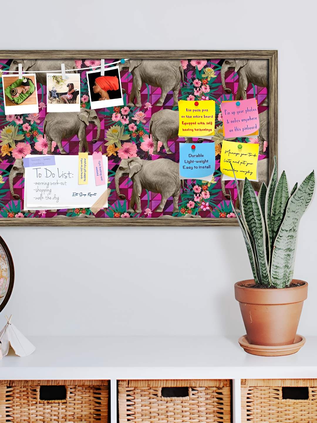 

ArtzFolio Wooden Notice Pin Board, Multi