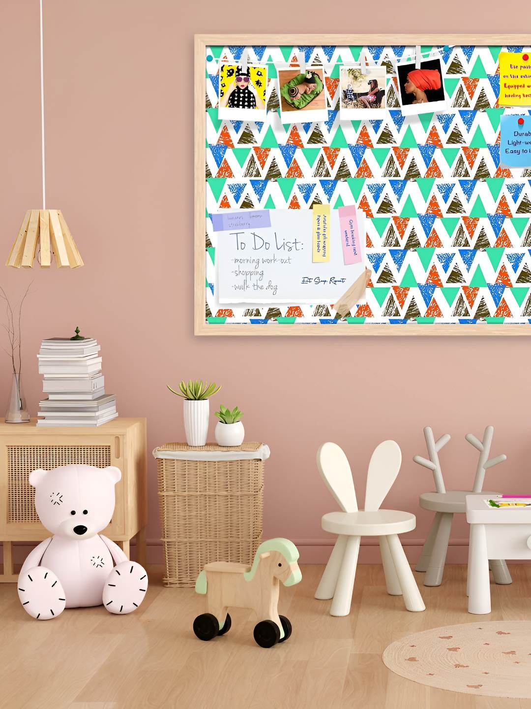 

ArtzFolio Wooden Notice Pin Board, Multi