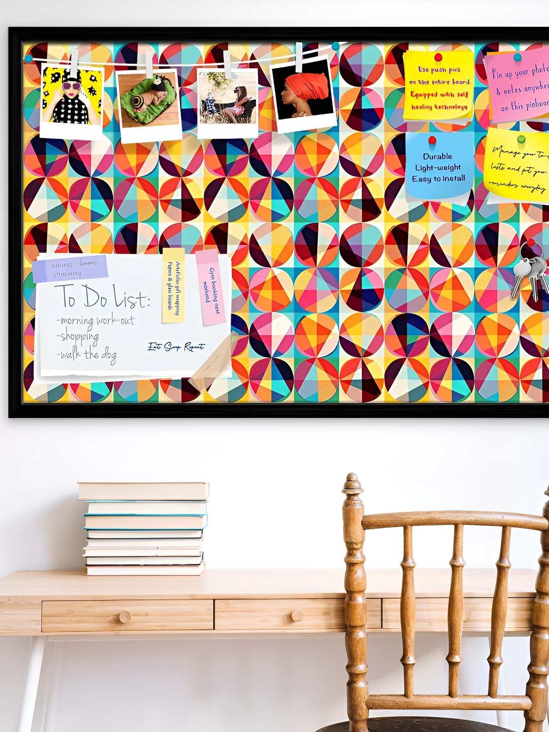 

ArtzFolio Wooden Notice Pin Board, Multi