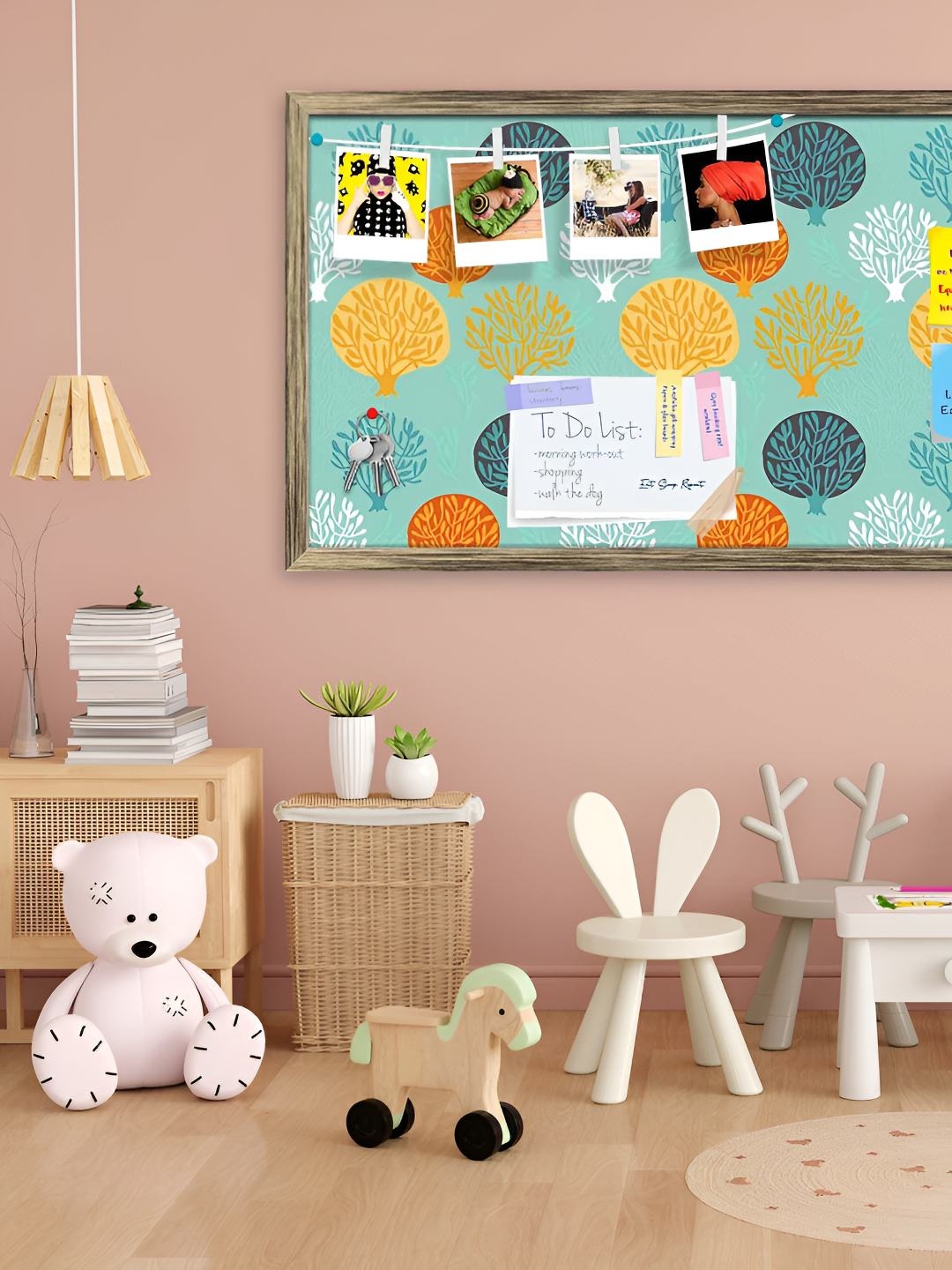 

ArtzFolio Wooden Notice Pin Board, Multi