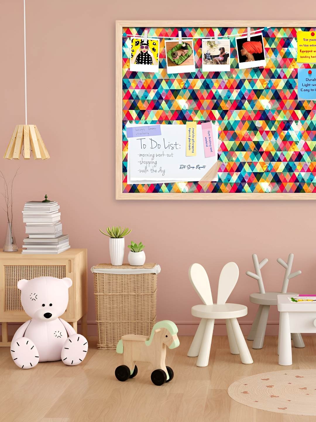 

ArtzFolio Wooden Notice Pin Board, Multi