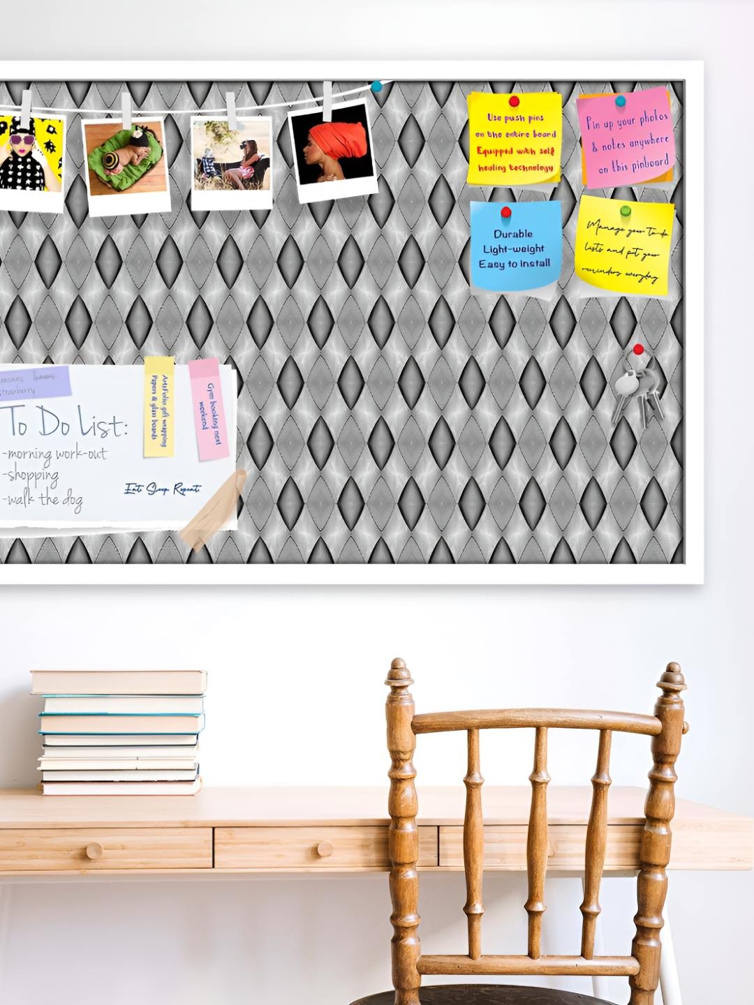 

ArtzFolio Wooden Notice Pin Board, Multi