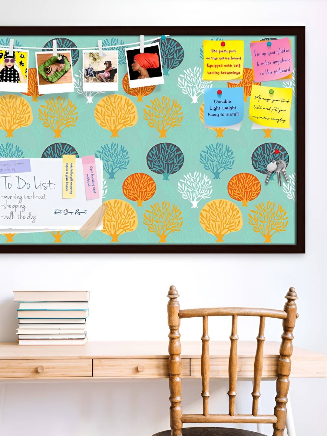 

ArtzFolio Wooden Notice Pin Board, Multi