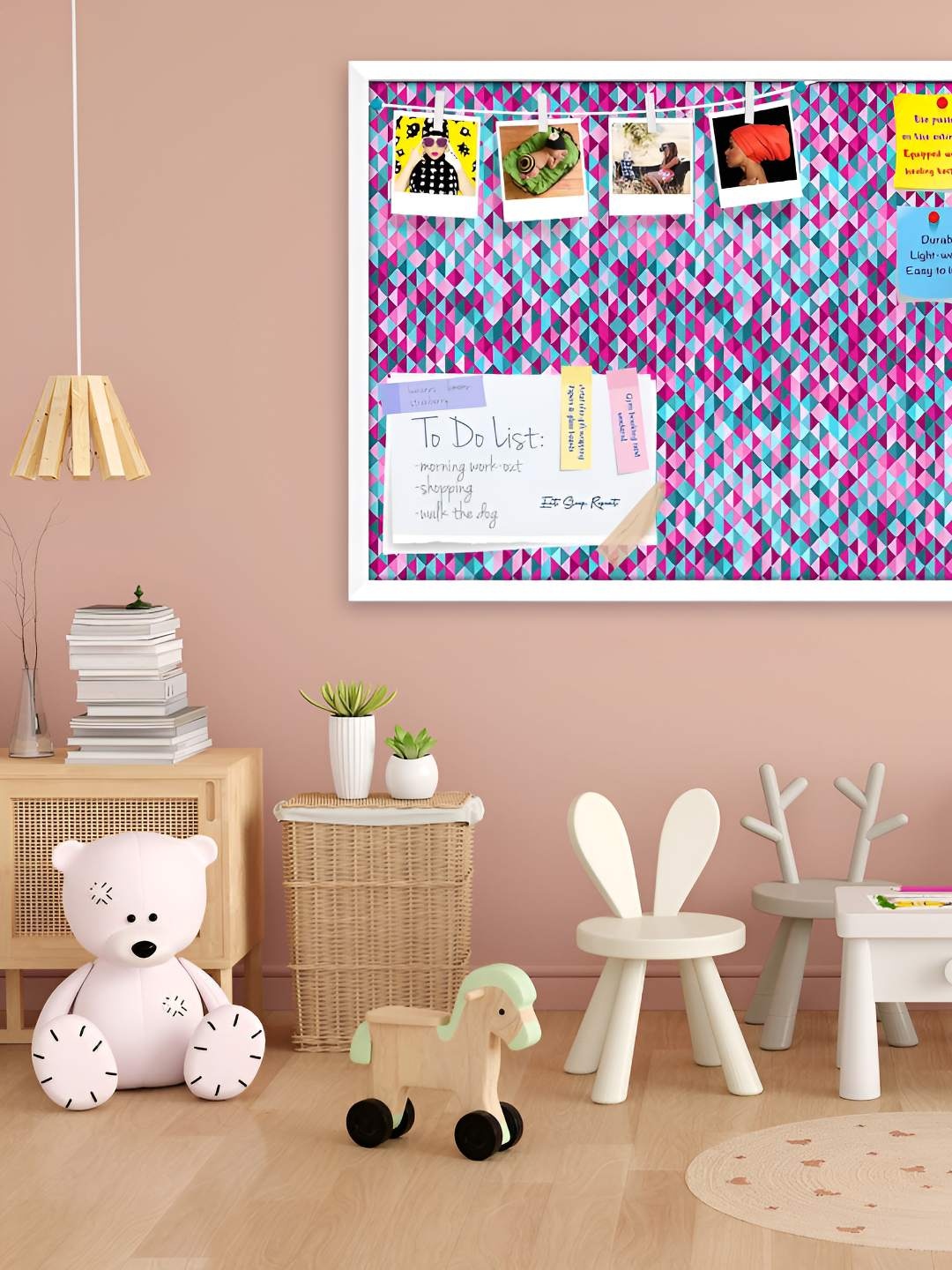 

ArtzFolio Wooden Notice Pin Board, Multi