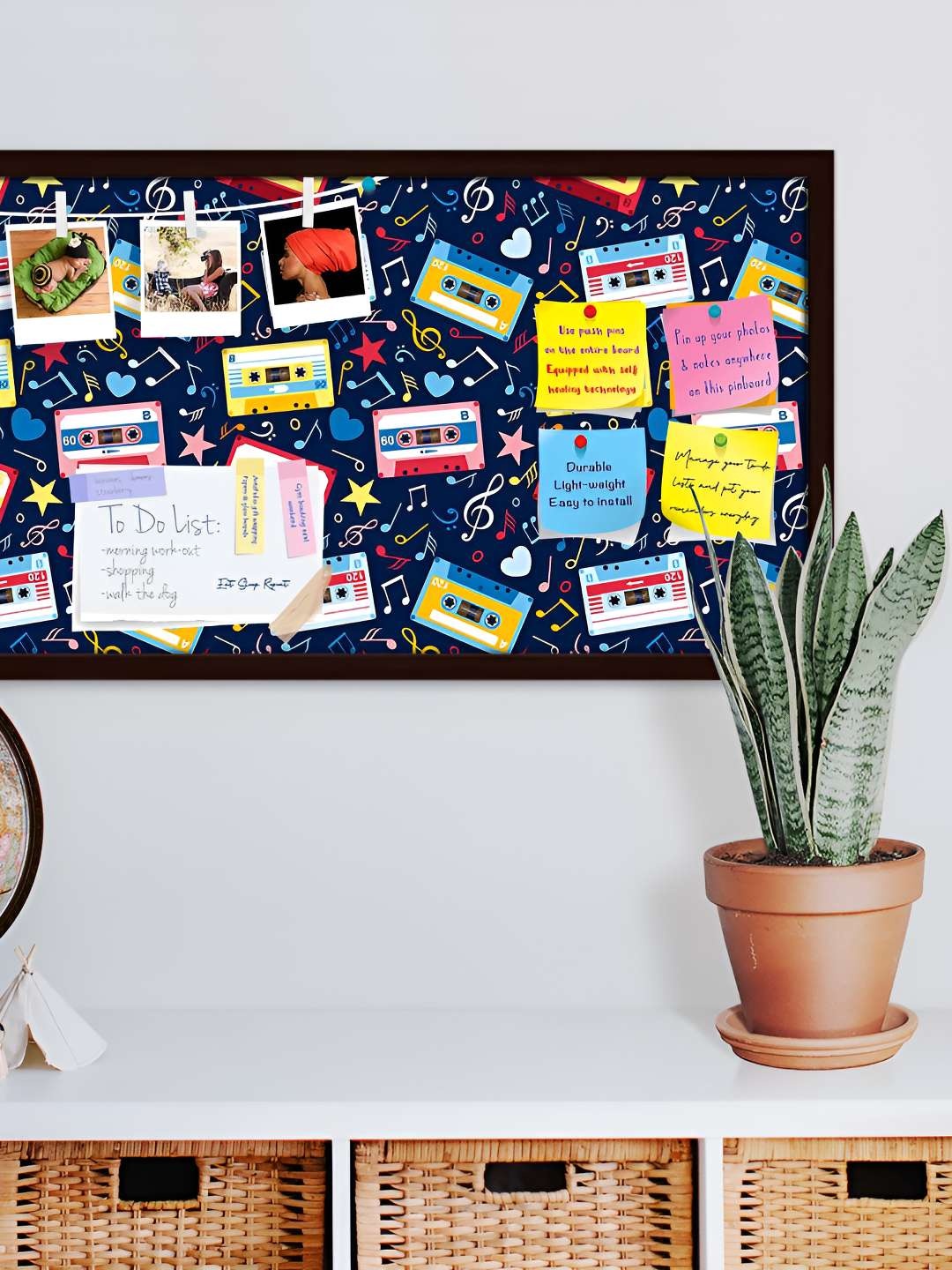 

ArtzFolio Wooden Notice Pin Board, Multi