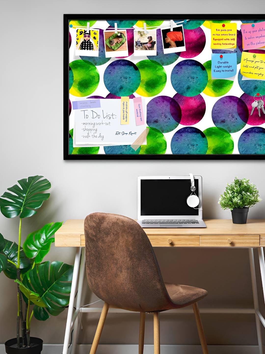 

ArtzFolio Wooden Notice Pin Board, Multi