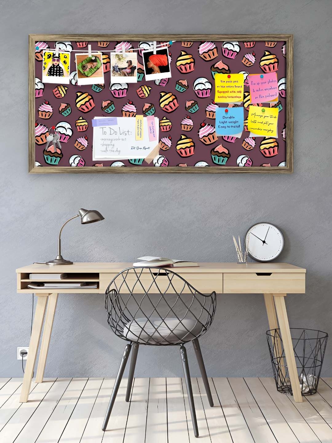 

ArtzFolio Wooden Notice Pin Board, Multi