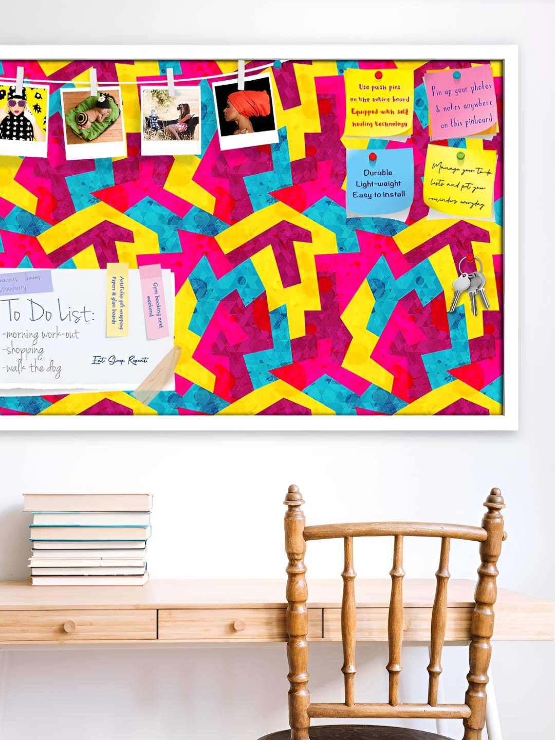 

ArtzFolio Wooden Notice Pin Board, Multi