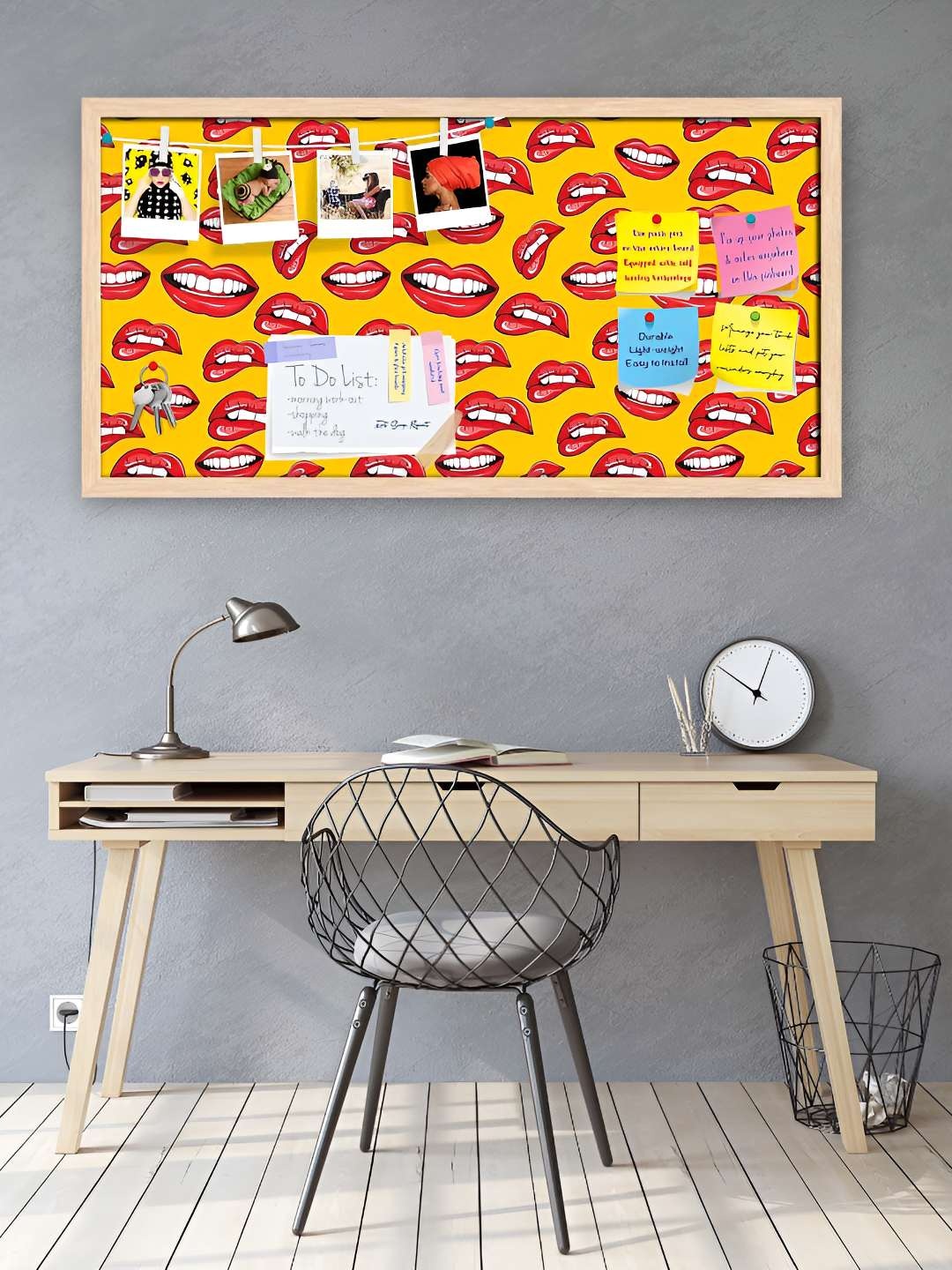 

ArtzFolio Wooden Notice Pin Board, Multi