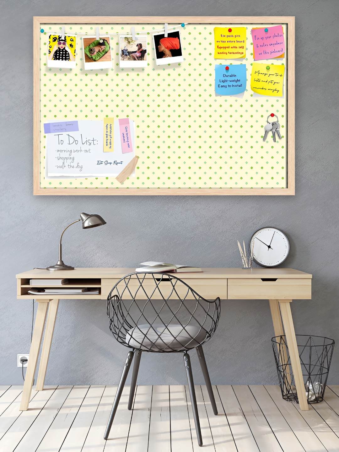 

ArtzFolio Wooden Notice Pin Board, Multi