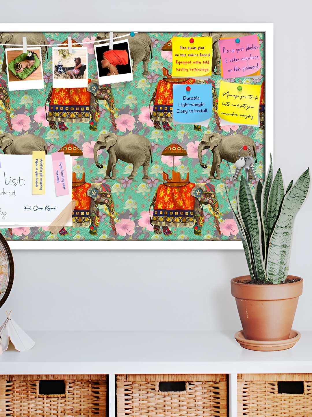 

ArtzFolio Wooden Notice Pin Board, Multi