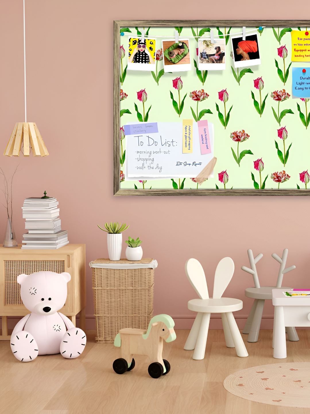 

ArtzFolio Wooden Notice Pin Board, Multi