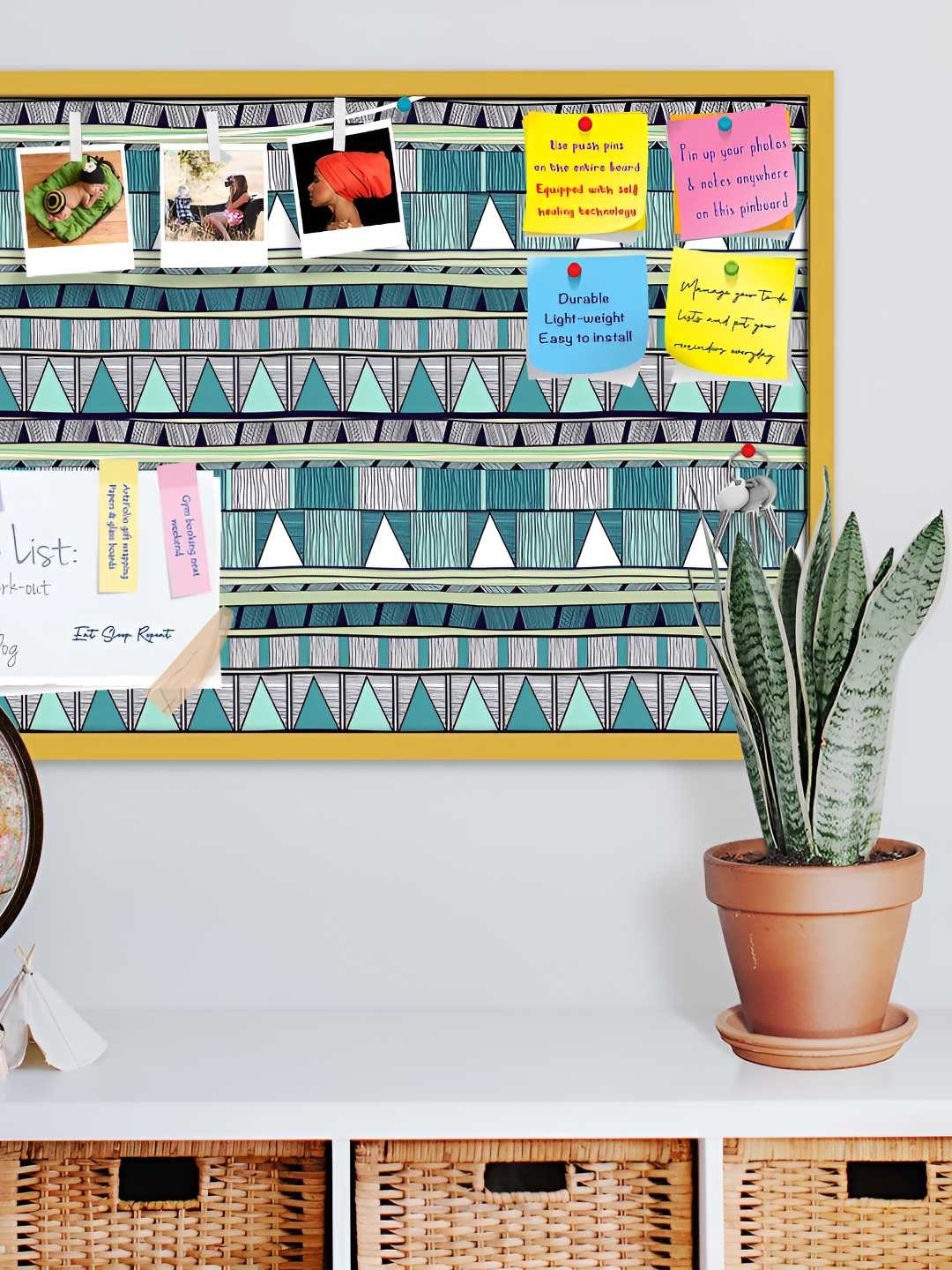 

ArtzFolio Wooden Notice Pin Board, Multi