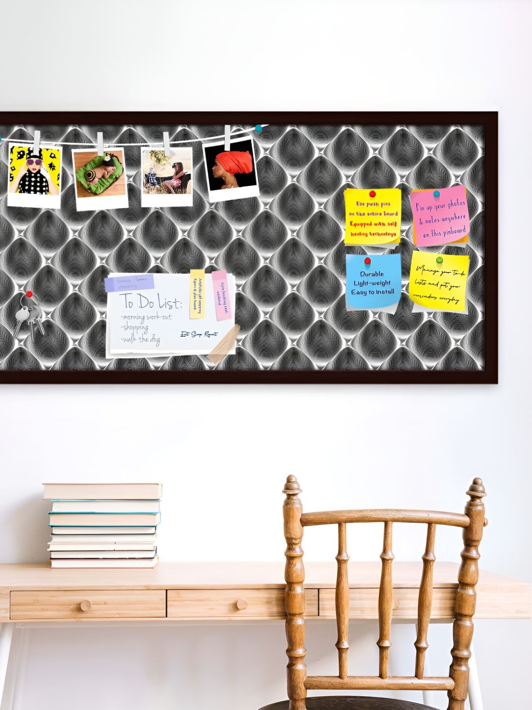 

ArtzFolio Wooden Notice Pin Board, Multi