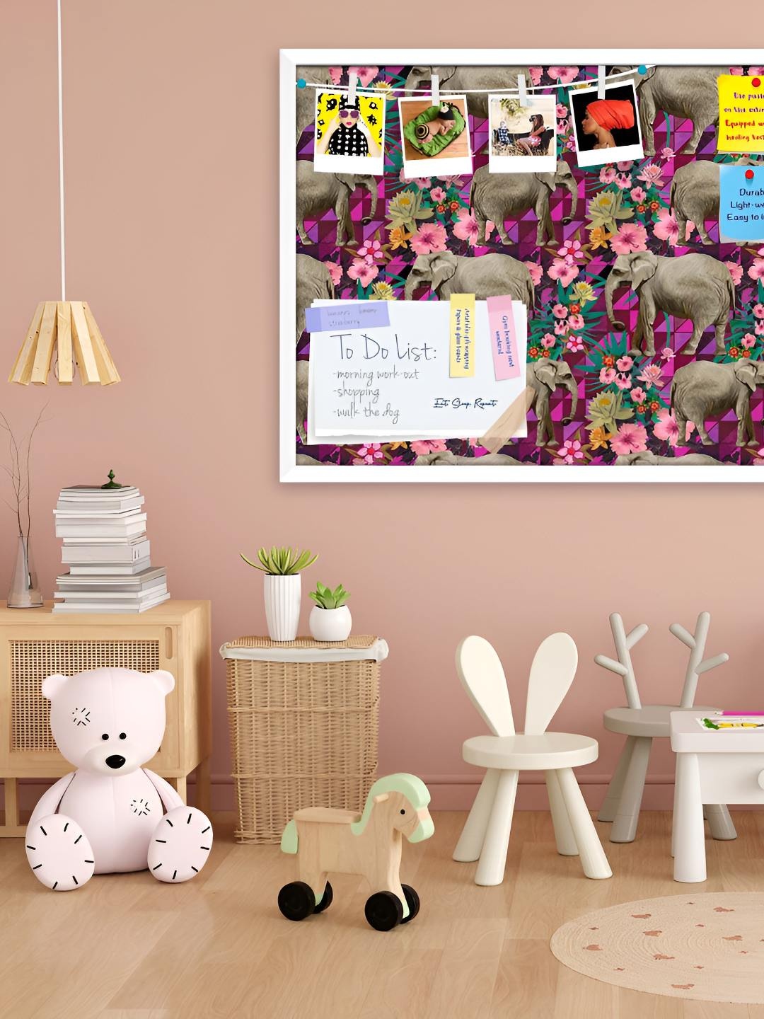 

ArtzFolio Wooden Notice Pin Board, Multi