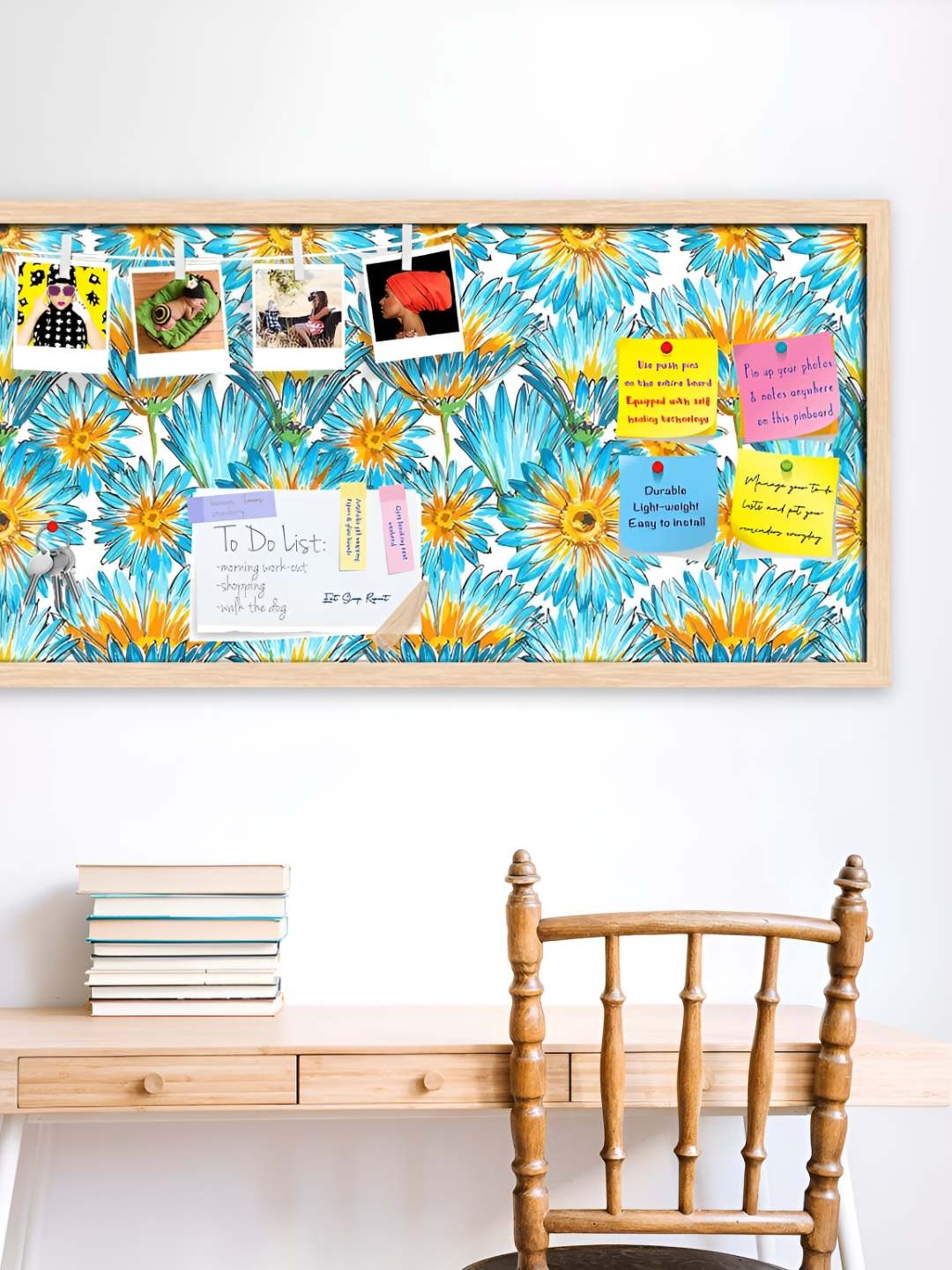 

ArtzFolio Wooden Notice Pin Board, Multi