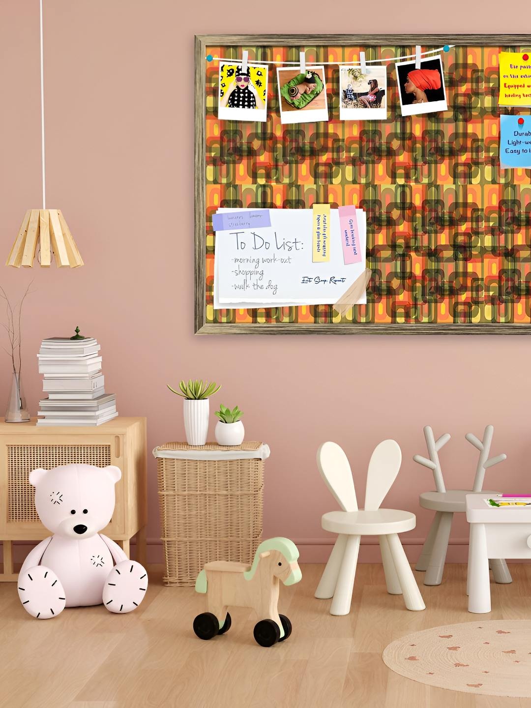 

ArtzFolio Wooden Notice Pin Board, Multi