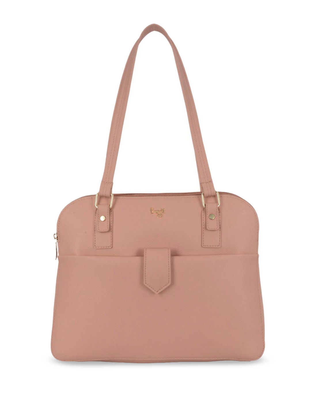 

Baggit PU Structured Shoulder Bag, Pink