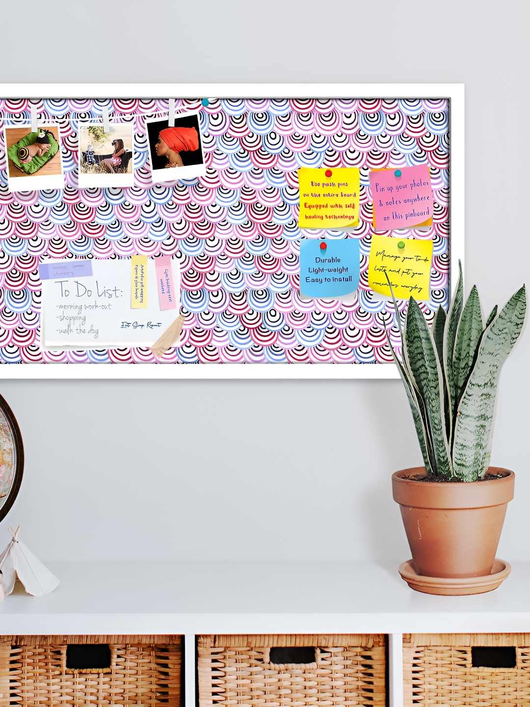 

ArtzFolio Wooden Notice Pin Board, Multi