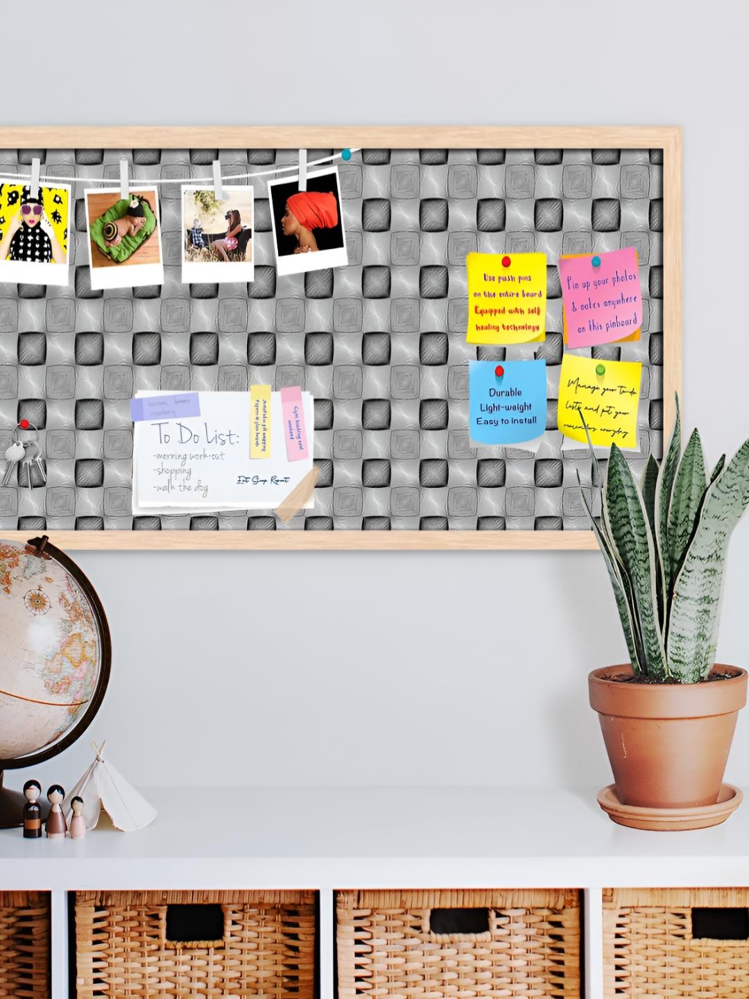 

ArtzFolio Wooden Notice Pin Board, Multi