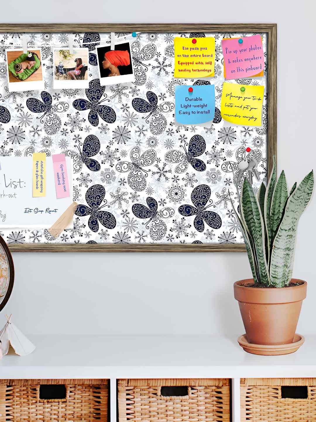 

ArtzFolio Wooden Notice Pin Board, Multi