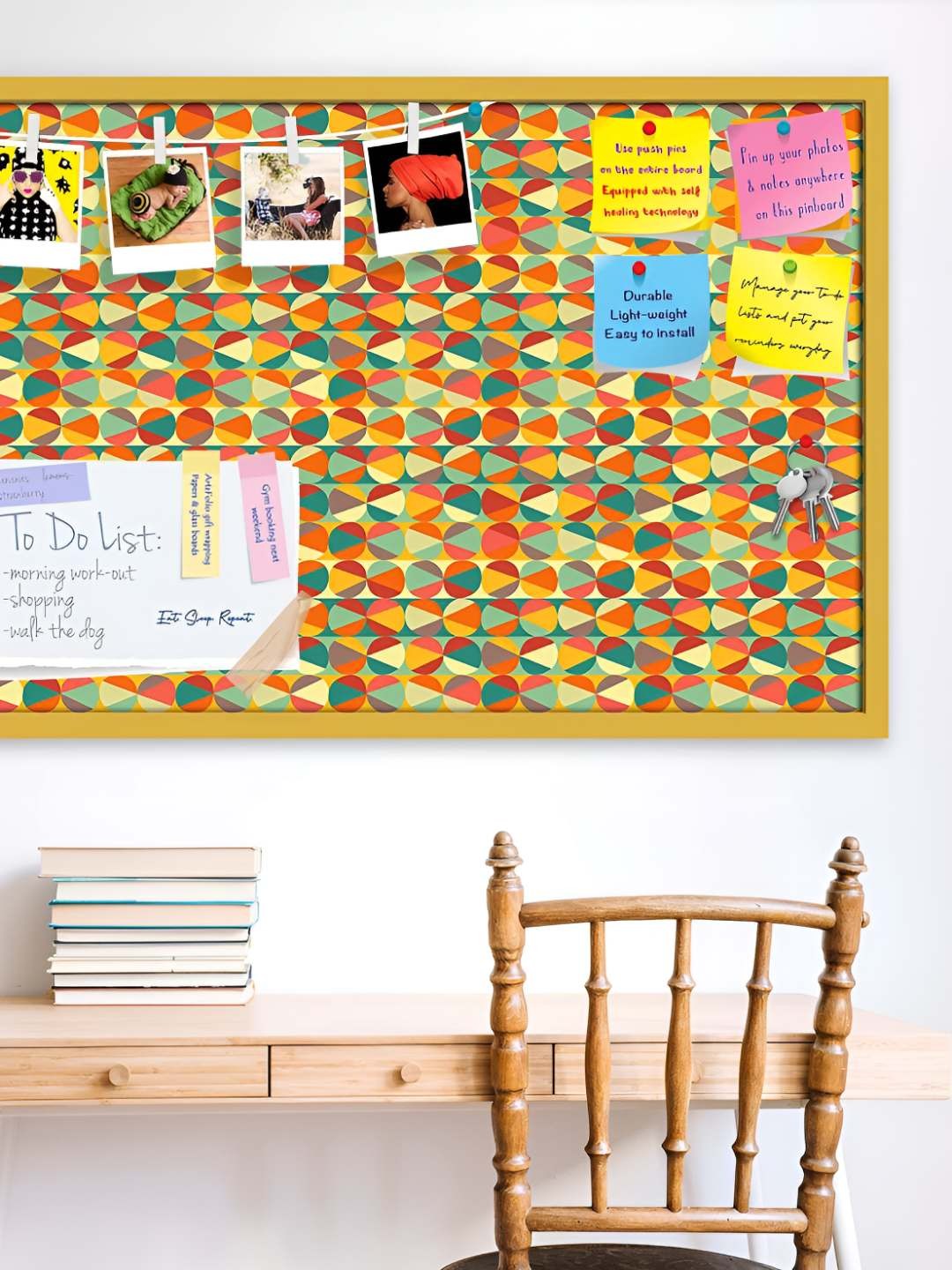 

ArtzFolio Wooden Notice Pin Board, Multi