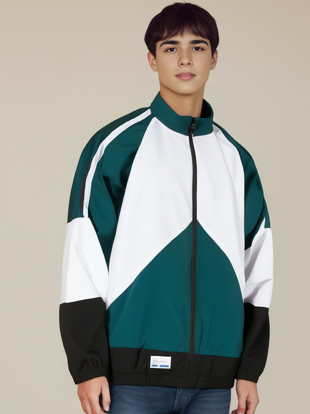 

StyleCast x Revolte Men Lightweight Tailored Jacket, Green