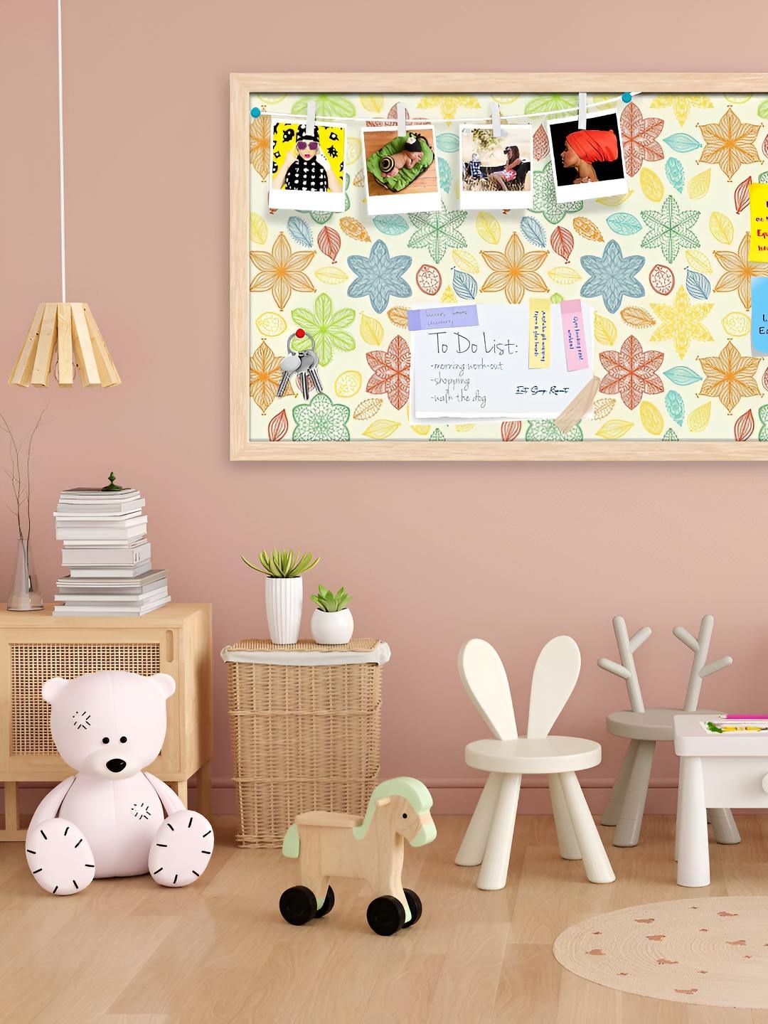 

ArtzFolio Wooden Notice Pin Board, Multi