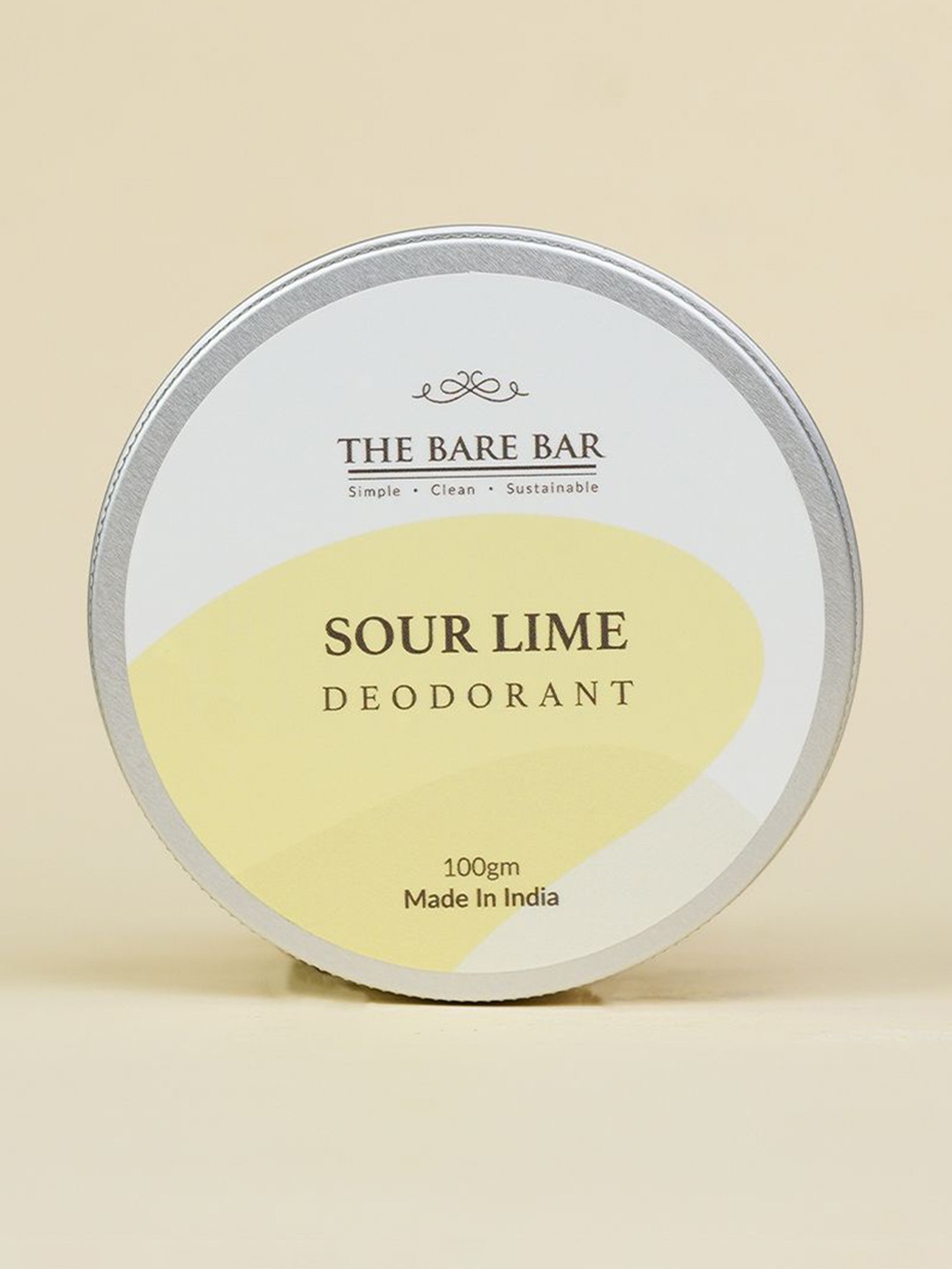 

The Bare Bar Sour Lime Deodorant - 100 g, Cream