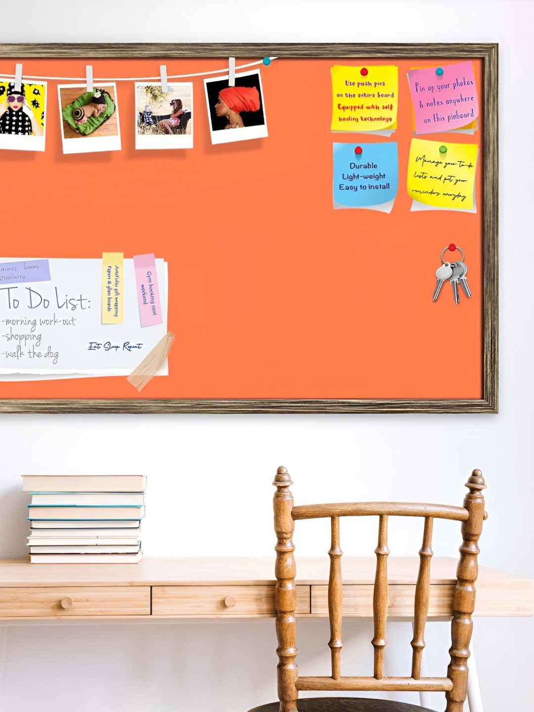 

ArtzFolio Wooden Notice Board, Orange