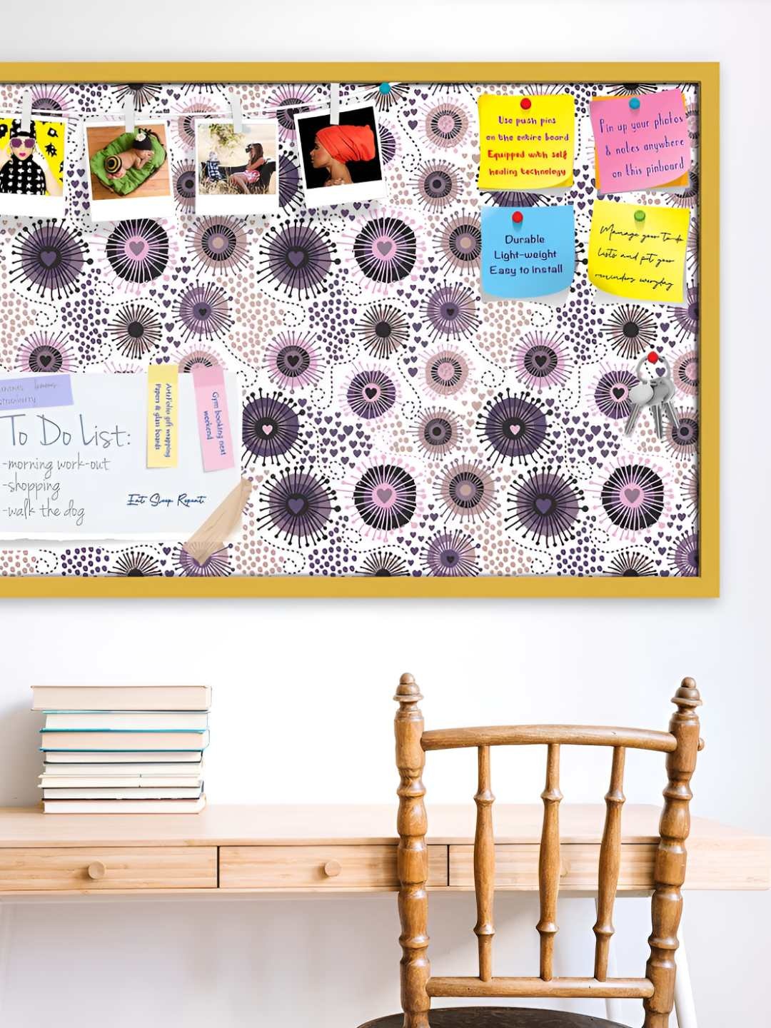 

ArtzFolio Wooden Notice Pin Board, Multi