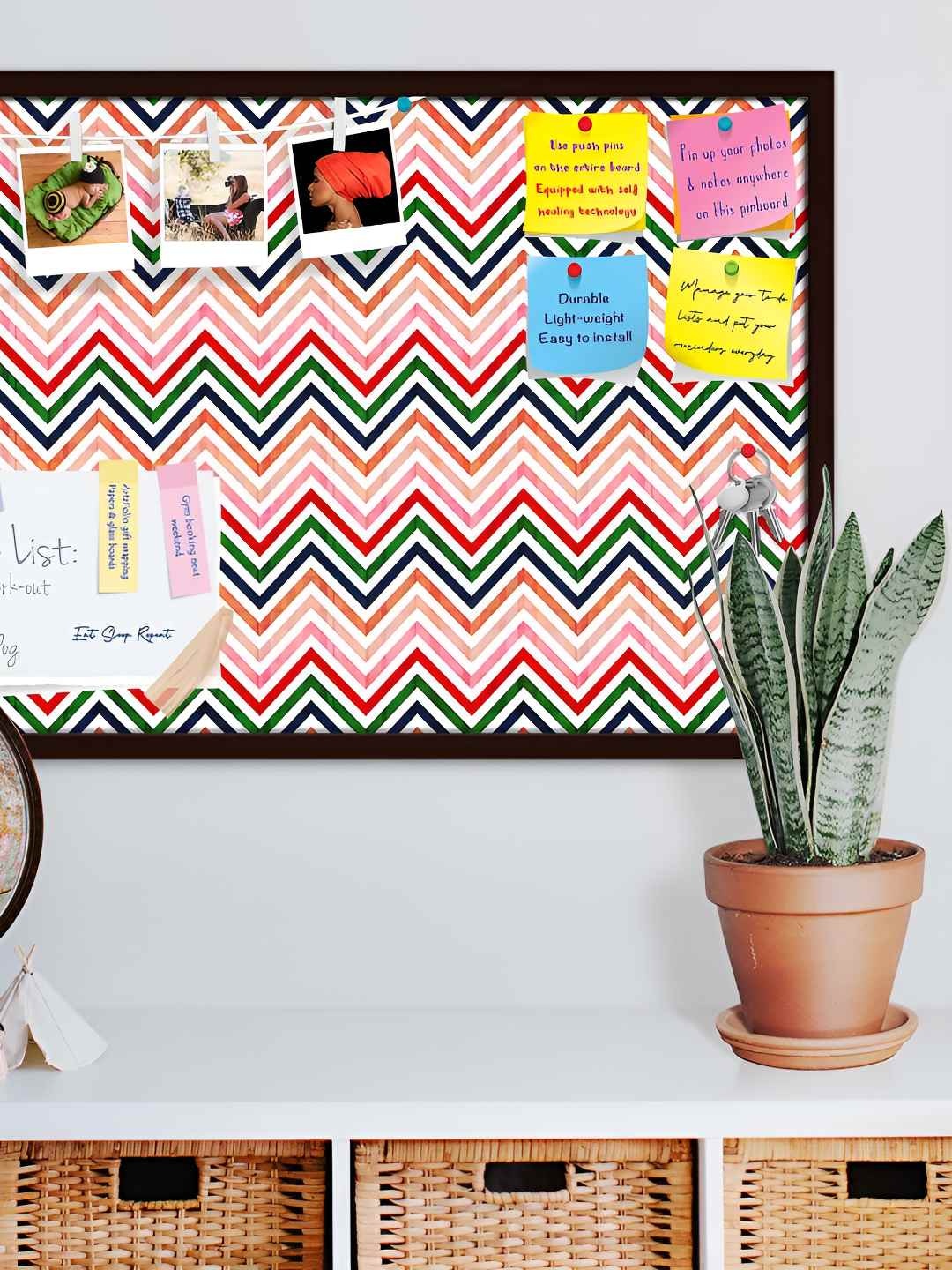 

ArtzFolio Wooden Notice Pin Board, Multi