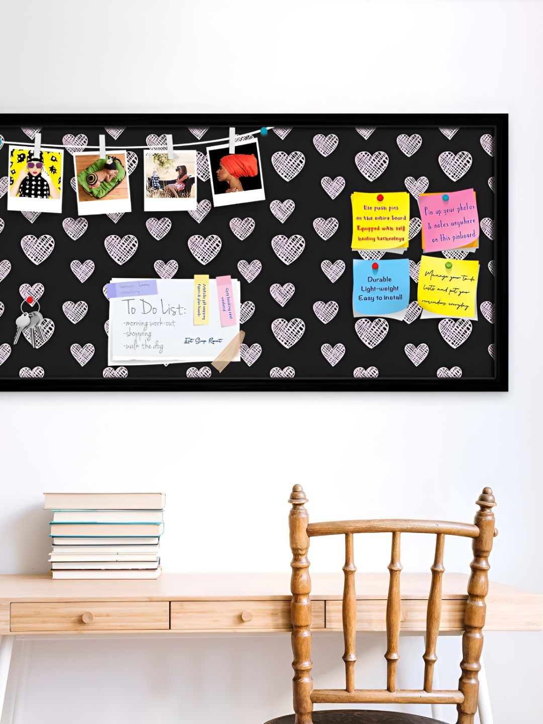 

ArtzFolio Wooden Notice Pin Board, Multi