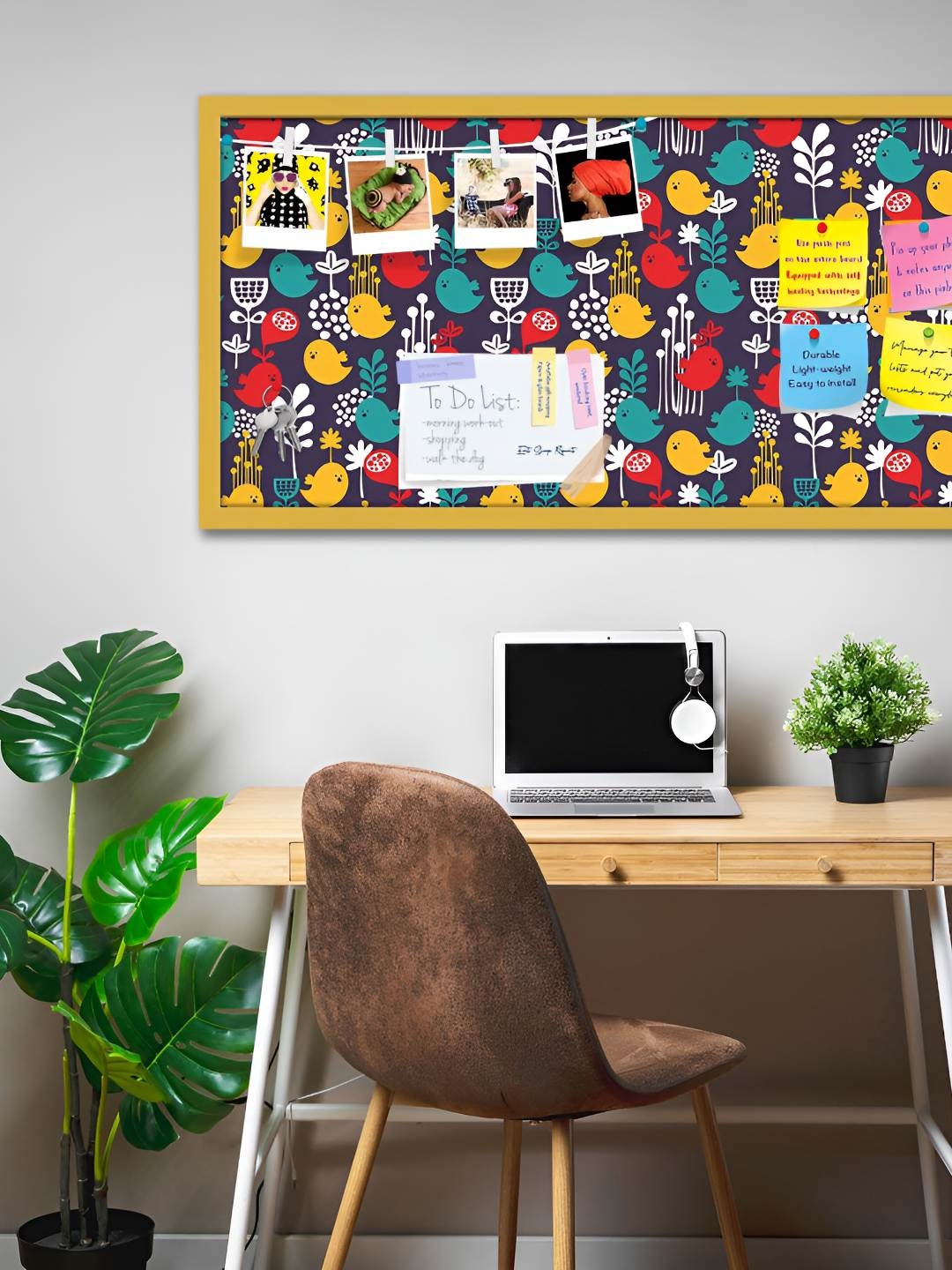 

ArtzFolio Wooden Notice Pin Board, Multi