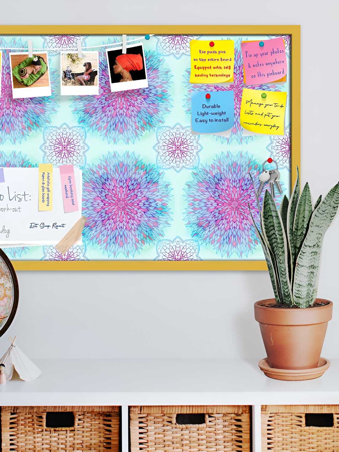 

ArtzFolio Wooden Notice Pin Board, Multi