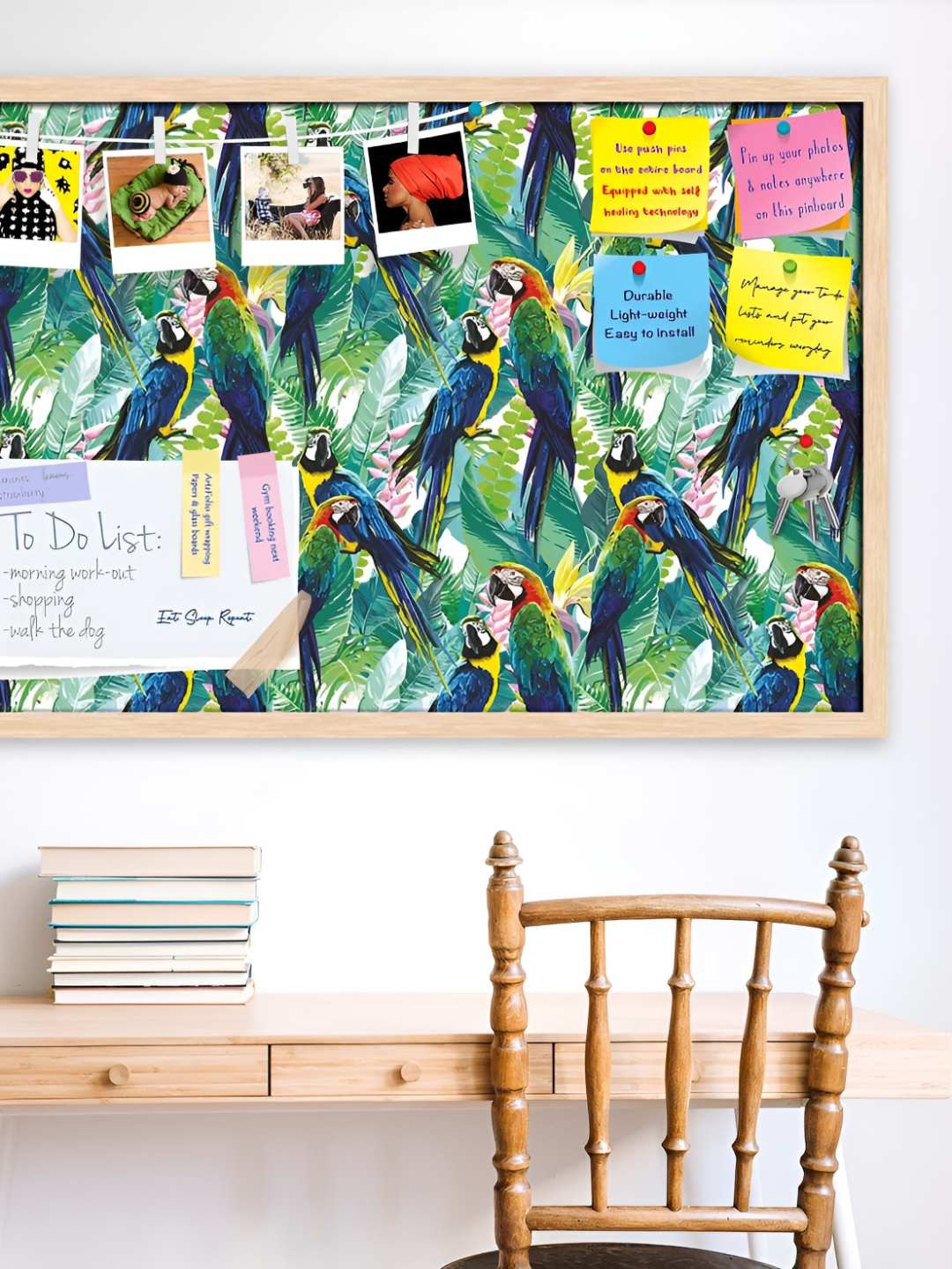 

ArtzFolio Wooden Notice Pin Board, Multi