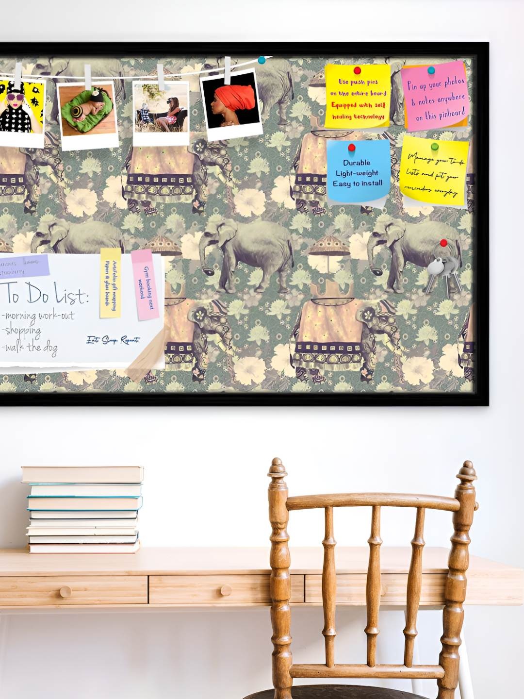 

ArtzFolio Wooden Notice Pin Board, Multi