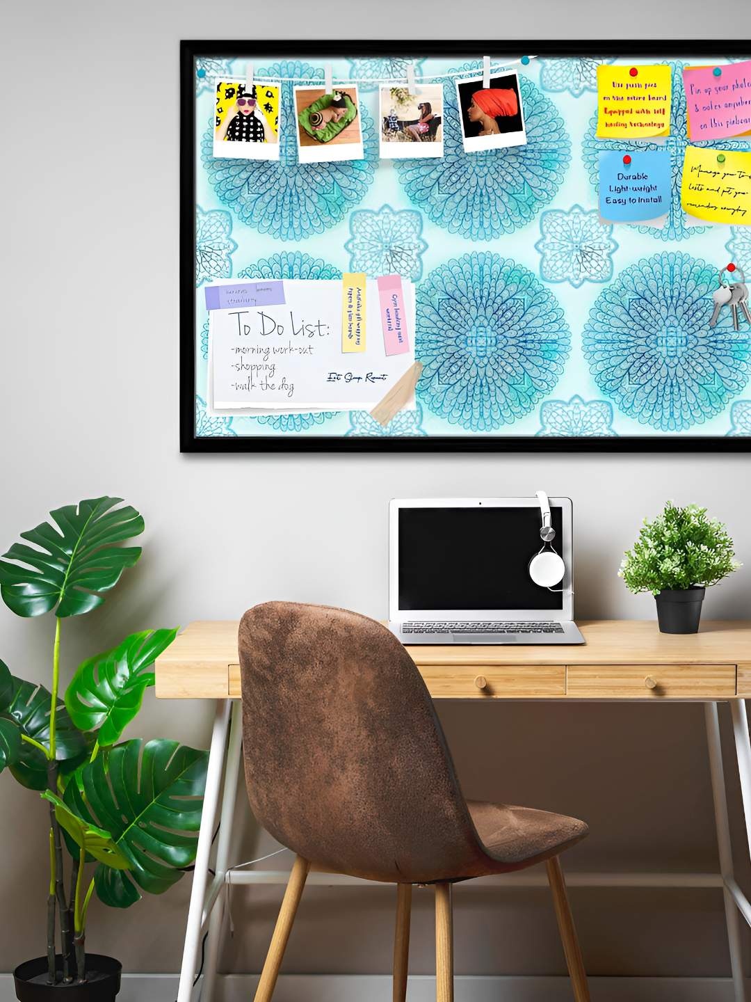 

ArtzFolio Wooden Notice Pin Board, Multi