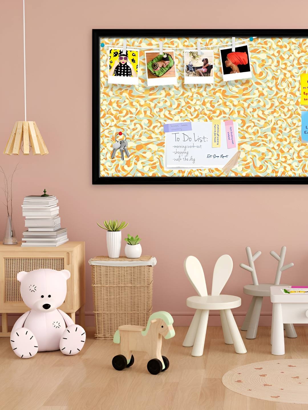

ArtzFolio Wooden Notice Pin Board, Multi